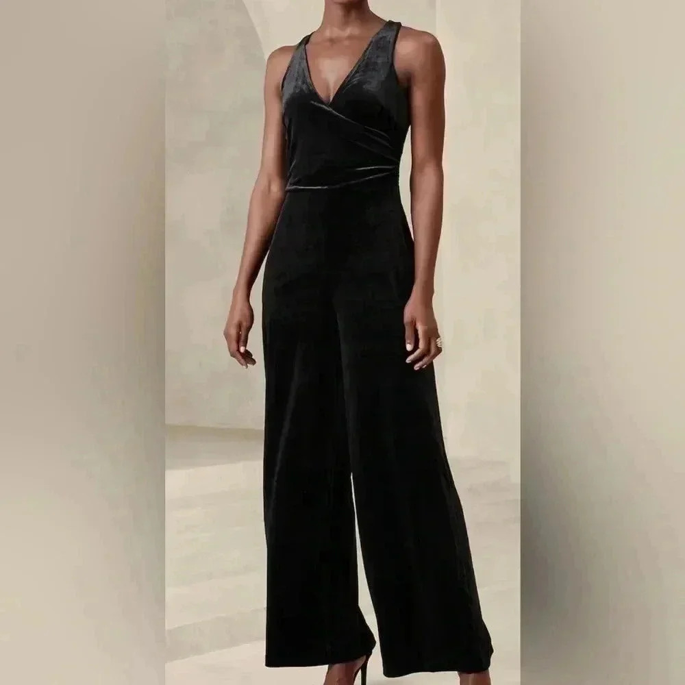 Banana Republic Velvet Jumpsuit NWT